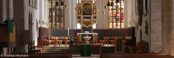 Blick in den Kirchenraum St. Johannis